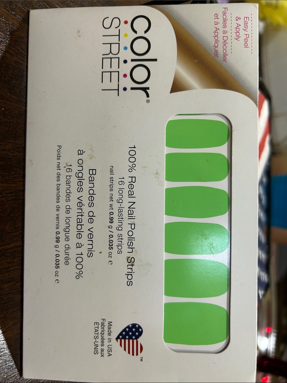 Color Street Kilowatt - Neon Lime Green Nail Polish Strips